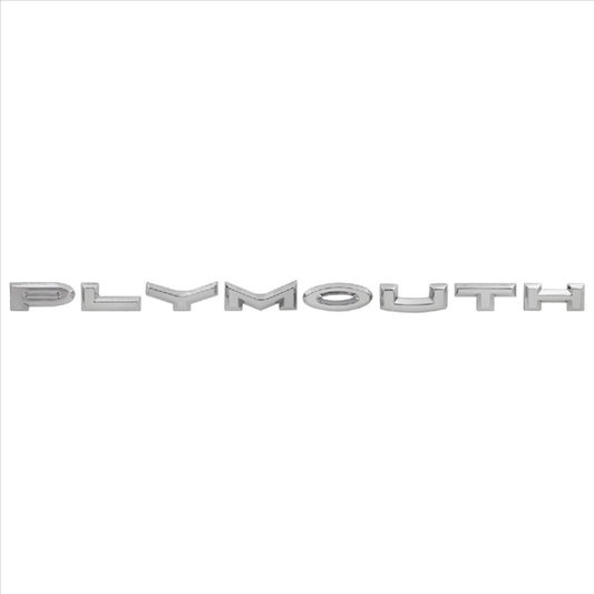 0H3175 - 1963 Belvedere PLYMOUTH Hood Letter Set.