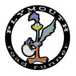 BC755 - 1971-1976 Road Runner Bird standing in a circle decal, reproduction.