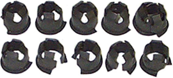 BN184 - Universal barrel nut set. 1/8 stud and 1/4 diameter hole
