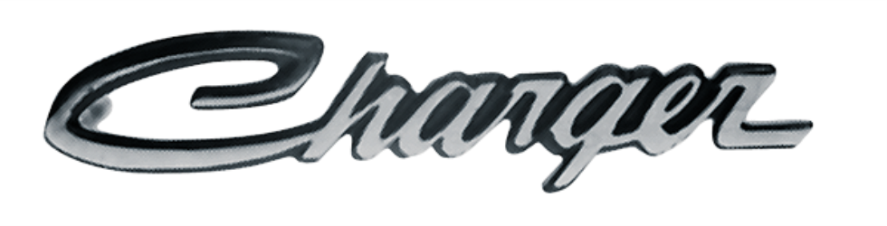 VC1886 - 1968-1970 Charger Sail panel emblem. Reproduction. Comes with hardware.