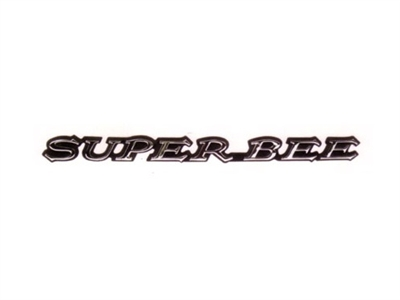 P2998749 - 1970 Super Bee hood nameplate for models with Power Bulge hoods.