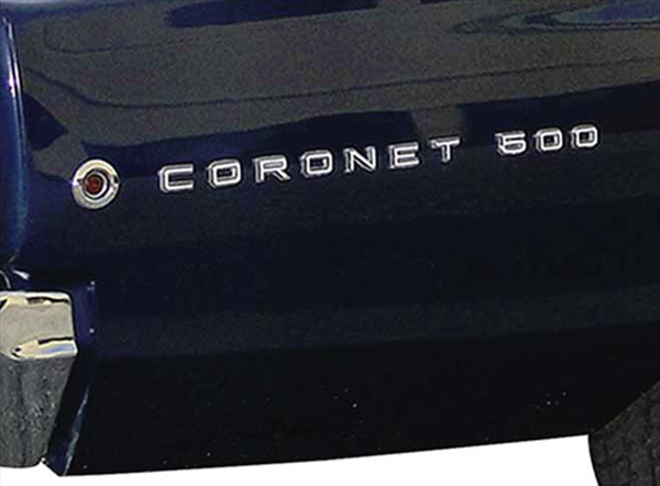 VC0622 - 1968 Coronet Quarter Panel Emblem. 2 sets required per car.
