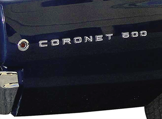 VC0622 - 1968 Coronet Quarter Panel Emblem. 2 sets required per car.