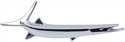 VC0877 - 1968 Barracuda Trunk Lid Fish Emblem. Fish Emblem only - Mopar emblem product image