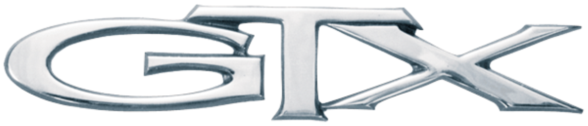 VC1747 - 1969 GTX tail panel emblem.