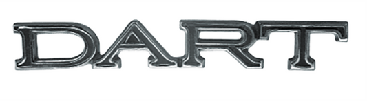 VC152 - 1969 1970 Dart fender emblem. Includes retainers.