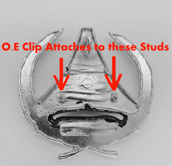 VC4381TL - 1971-1972 Charger and 1970-1971 Clip on style emblem. Challenger SE Epoxy Filled Sail Panel Emblem. Sold individually, use 2 per car.