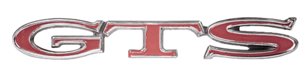 VC1895 - 1969 Dart GTS hood and fender emblem.