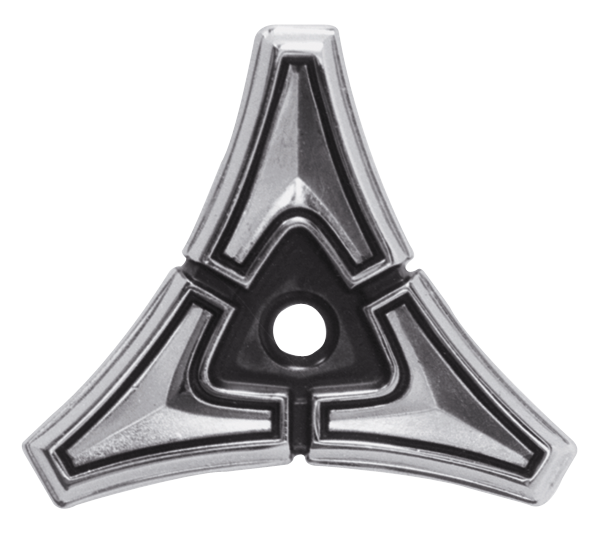 VC1393 - 1968-1969 Dart 4 Door sail panel star emblem. 2841393