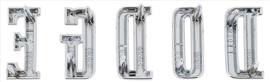 VC2579 - 1966 Coronet and Charger DODGE Hood Letter Set.