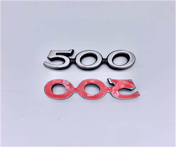 VC4810T - 1971 Charger 500 Fender and Trunk Lid Emblem. Adhesive Backed.