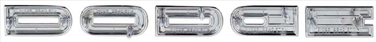 VC496 - 1968 Coronet tail panel DODGE letter set.