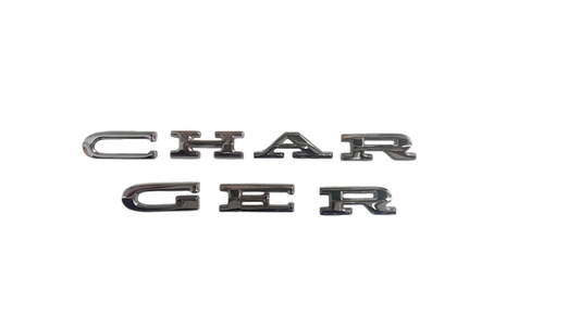VC672 - 1966-1967 Charger taillight lens letter set - Mopar emblem product image
