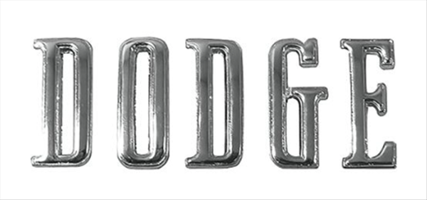 VC852 - 1967-1968 Dart DODGE Hood Letter Set.