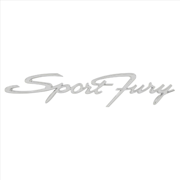 0H3160 - 1963-1966 Sport Fury Fender and Trunk Emblem. Sold Each.
