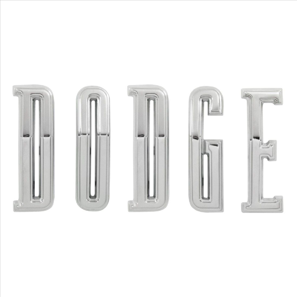 0H3190 - 1965 Coronet DODGE Trunk Letter Set.