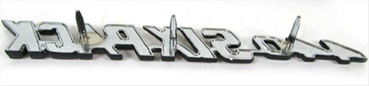 VC2491 - 1970-1971 Challenger Drivers Side 440 Six Pack Emblem for models with a Shaker hood.