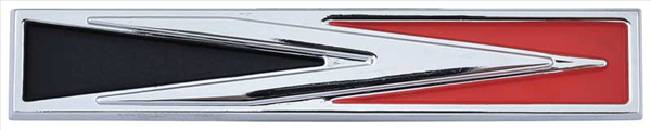 VC8930 - 1969 Charger Headlight Door Emblem for models except R/T and 500. - Mopar emblem product image