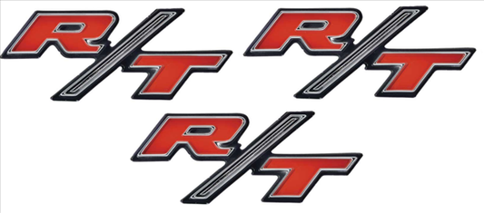 VC5223TSET - Set of 3 1970 Challenger R/T Fender or Trunk lid emblem.  ADHESIVE BACKED    3445223