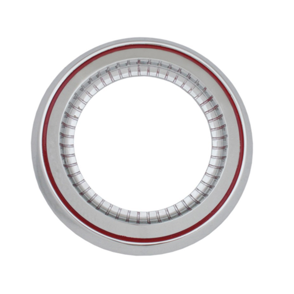 A065B - 1965 Coronet 440 and 500 trunk lid medallion bezel. - Mopar emblem product image