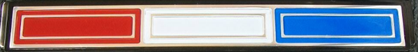 VC6338 - 1968 Sport Fury Fender Emblem Insert. Sold individually, 2 required per car.