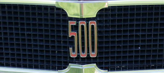 VC6635 - 1968 Coronet 500 grille emblem.