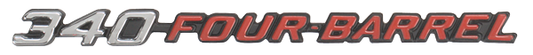 VC3247 - 1970-1973 Challenger 340 FOUR BARREL Hood Emblem.