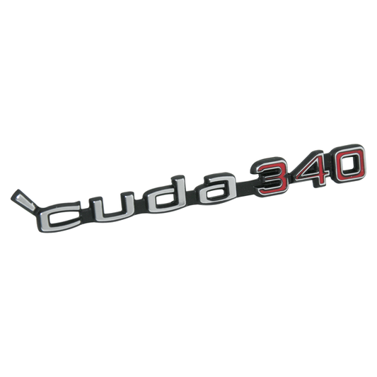 VC3158 - 1970 1971 1972 1973  Barracuda 340 Hood emblem. 3443159 3443158 2 Pin