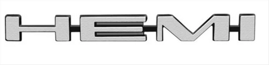 VC8876 - Hemi hood scoop emblem for 1969 - 1970 Dodge and 1969 Plymouth  B-body models. 2898876