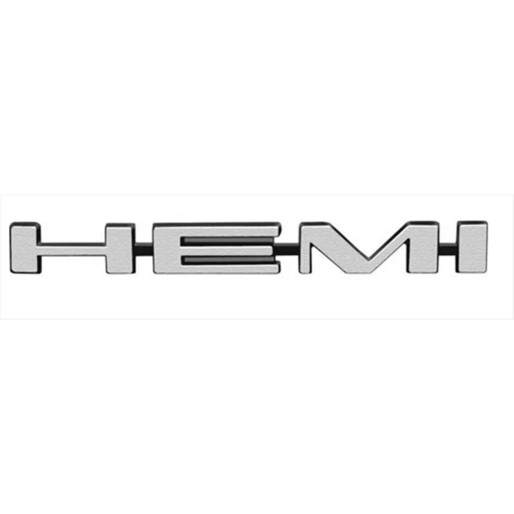 VC8876 - Hemi hood scoop emblem for 1969 - 1970 Dodge and 1969 Plymouth B-body models. 2898876 - Mopar emblem product image