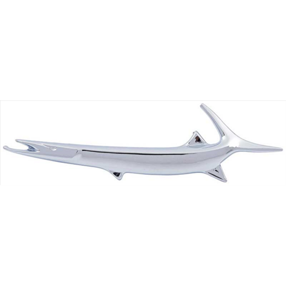 VC5321 - 1967-1968 Barracuda Drivers Side Fish Fender Emblem. - Mopar emblem product image