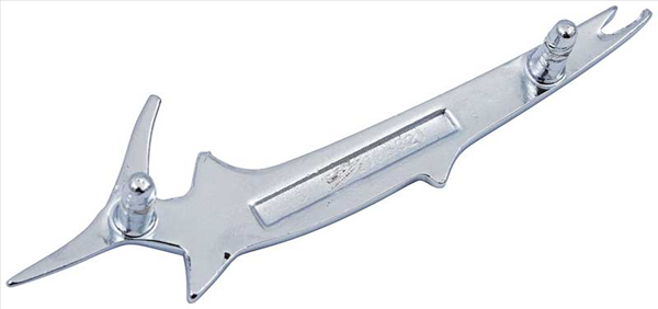 VC5321 - 1967-1968 Barracuda Drivers Side Fish Fender Emblem. - Mopar emblem product image
