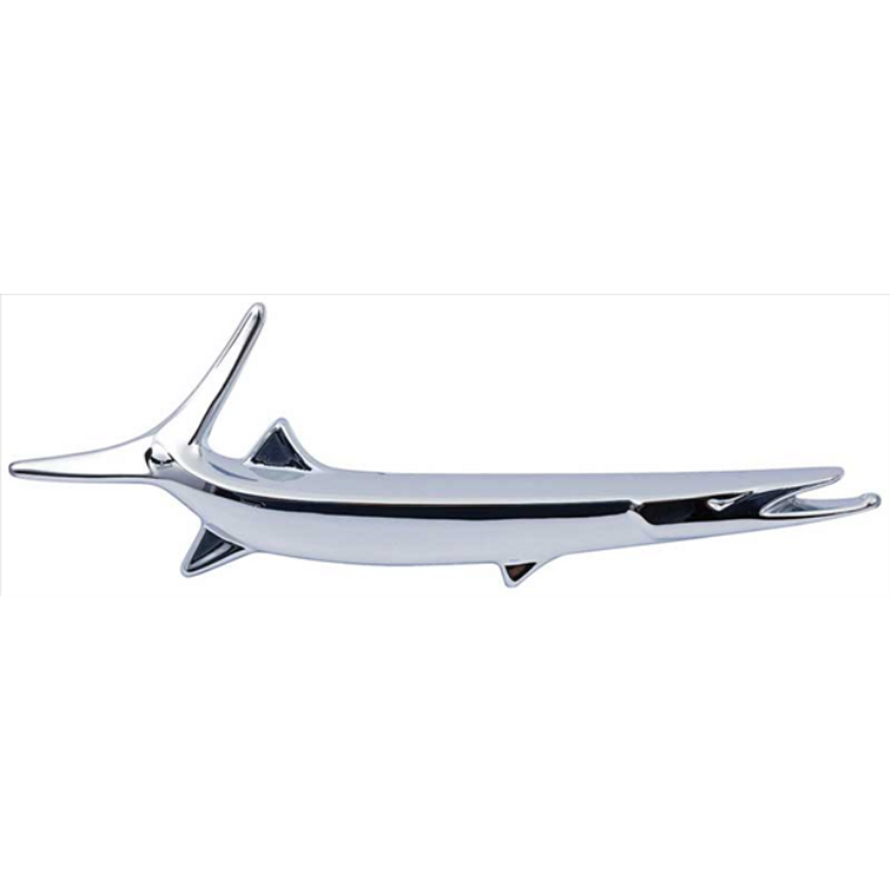 VC5320 - 1967-1968 Barracuda RH Passenger Side Fish Fender Emblem. - Mopar emblem product image