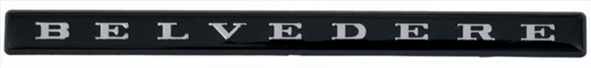 VC9893 - 1966-1967 Belvedere II Fender Emblem Insert. Sold individually, 2 required per car. - Mopar emblem product image