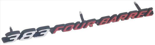 VC4233 - 1970 - 1971 Challenger 383 FOUR BARREL Fender Emblem.