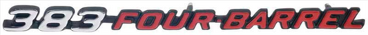 VC4233 - 1970 - 1971 Challenger 383 FOUR BARREL Fender Emblem.
