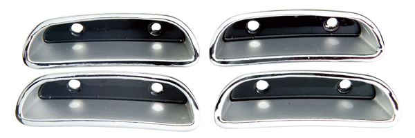 MF89 - Side scoop inserts, 1969 Super Bee, Coronet and Coronet R/T, reproduction. - Mopar emblem product image