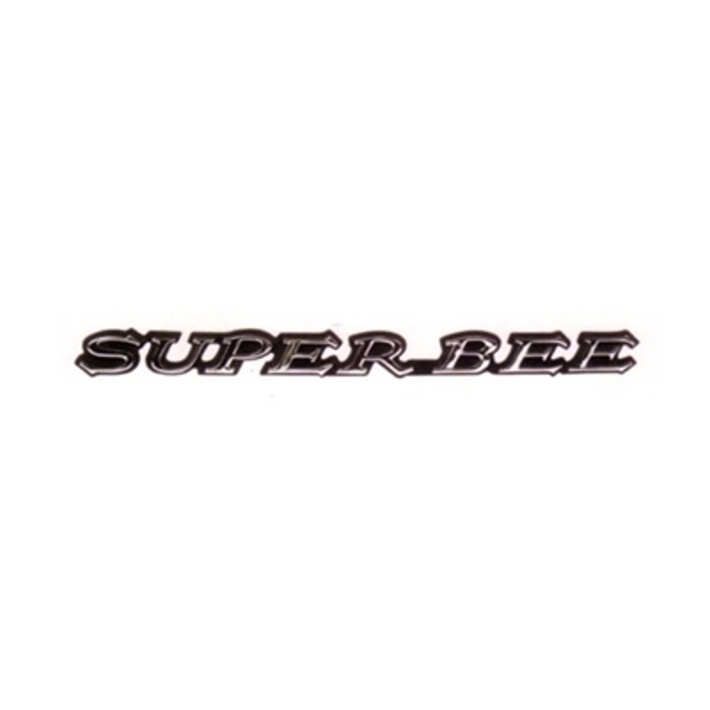 P2998749 - 1970 Super Bee hood nameplate for models with Power Bulge hoods. - Mopar emblem product image