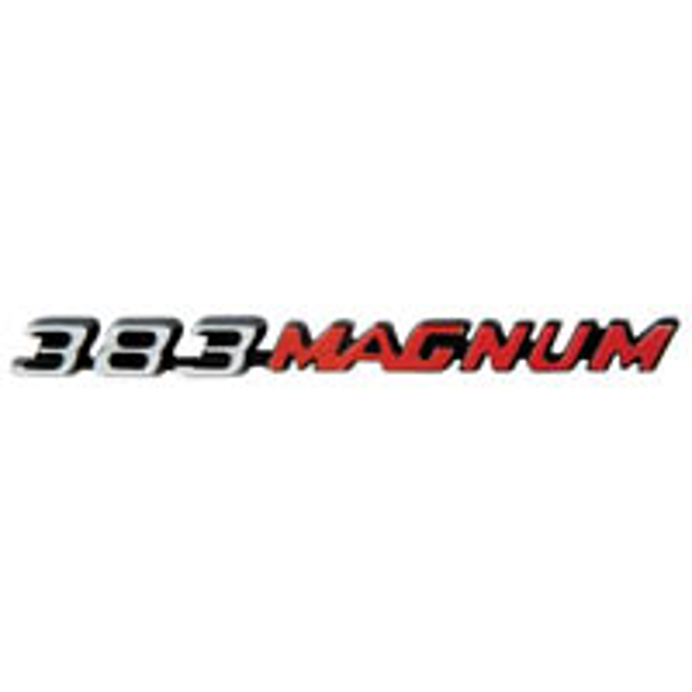 P2998801 - 383 Magnum hood nameplate for 1970-1971 Challenger models with Rallye hoods. - Mopar emblem product image
