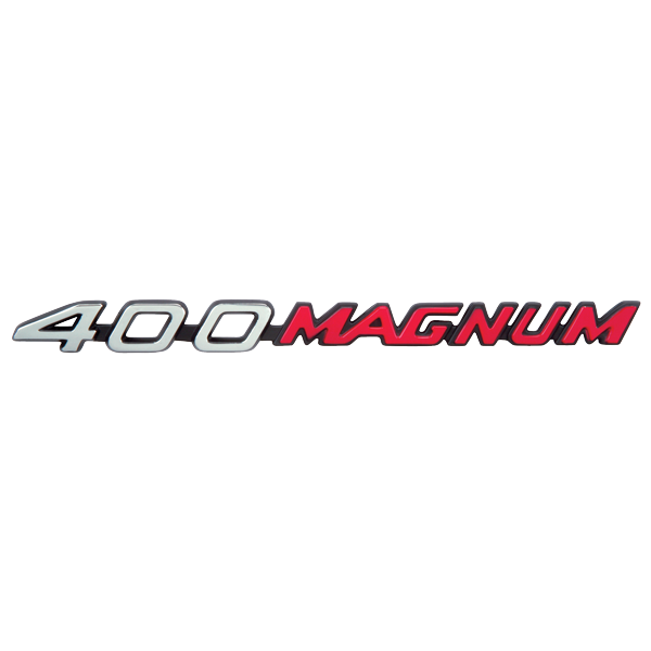 VC4059I - 1972-1974 Charger Rallye 400 MAGNUM hood emblem with Power Bulge hoods.