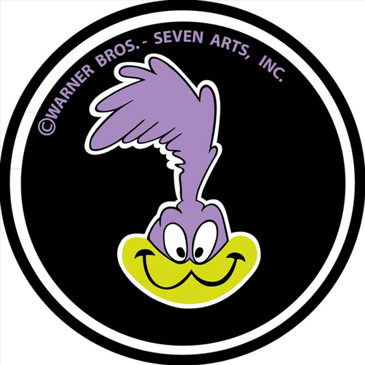 PG72 - 1972 Road Runner header bezel decal, reproduction.