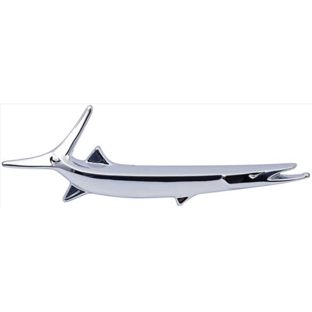 VC0877 - 1968 Barracuda Trunk Lid Fish Emblem. Fish Emblem only - Mopar emblem product image