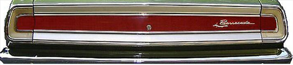 VC0877 - 1968 Barracuda Trunk Lid Fish Emblem. Fish Emblem only