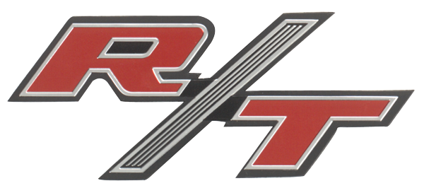 VC100 - 1970 Charger and Coronet side scoop R/T emblem.