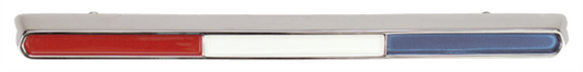 VC2209 - 1967 Belvedere GTX Tri-Color Bar grille emblem.