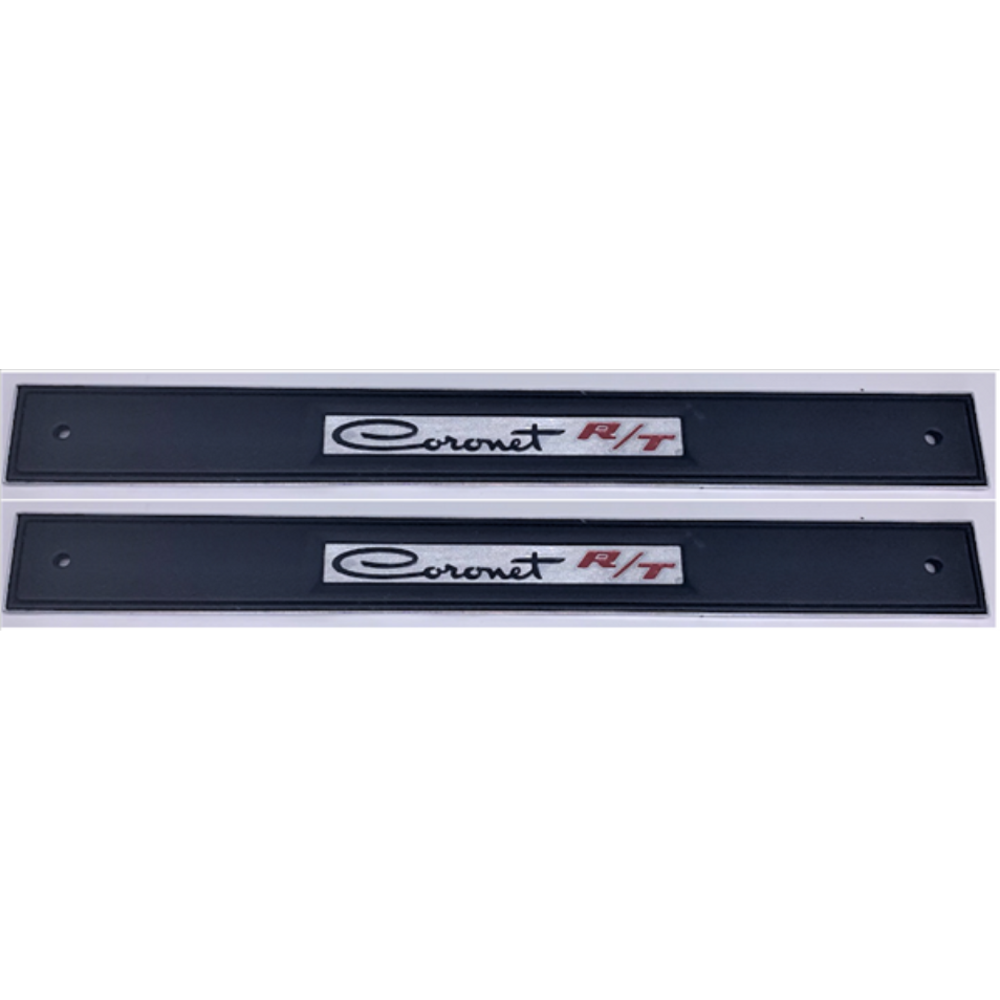 VC1182 - 1968 Coronet R/T Interior Upper Door Emblems. Pair. 2861182 - Mopar emblem product image