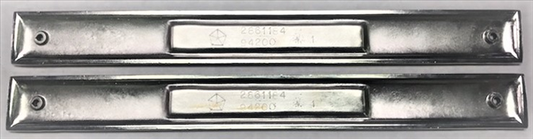 VC1184 - 1968 Coronet 500 Interior Upper Door Emblems. Pair. 2861184