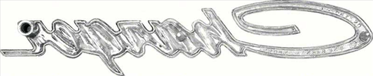 VC121 - 1969 Charger grille emblem.  Except Charger 500.  Includes all attaching hardware. Emblem located on the headlamp door of the 1969 Dodge Charger front grill assembly.