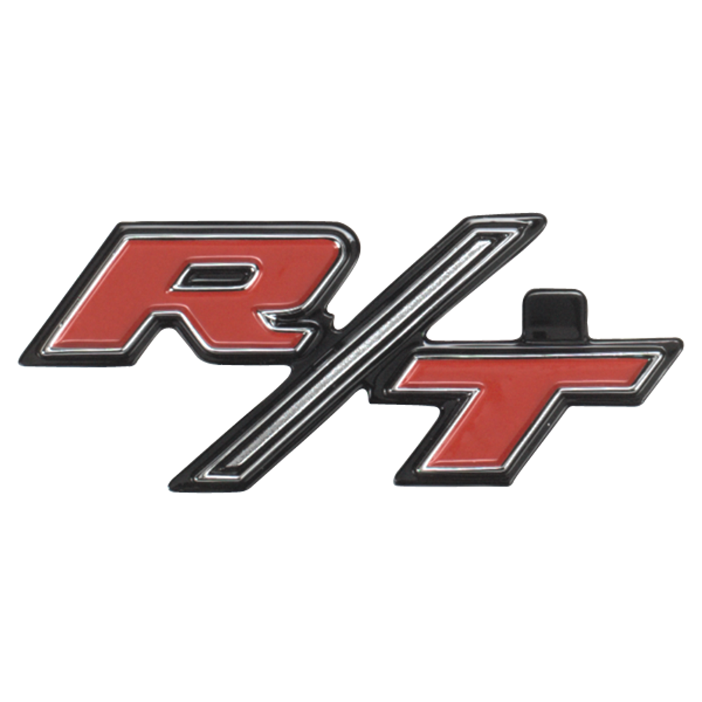 VC123 - 1968 Charger headlight door R/T emblem. 2785830 - Mopar emblem product image