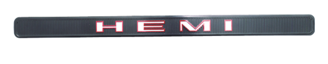 VC128 - Back-of-hood emblem, 1970 Road Runner and GTX, HEMI lettering,  reproduction.